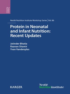 cover image of Protein in Neonatal and Infant Nutrition